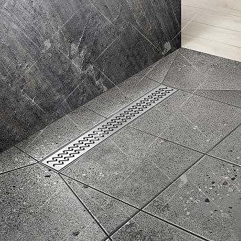 Душевой лоток RGW Shower Drain 07210780-01 800 с дизайн-решеткой