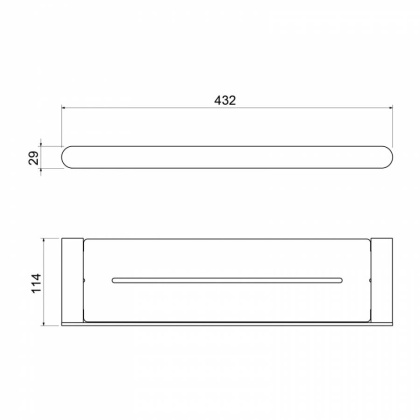 Полка Timo Saona 13073/03 черный Полка Timo Saona 13073/03 черный