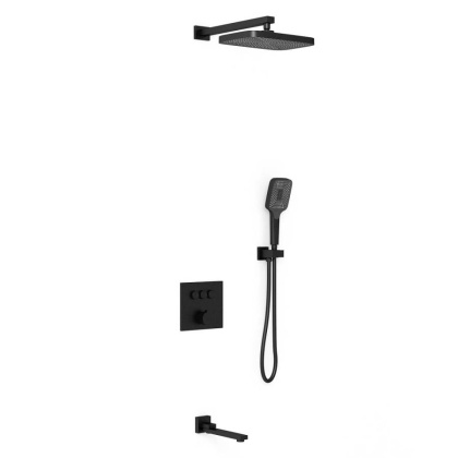 Душевой комплект VSFW-4311MB встраиваемый, 3 режима, черный