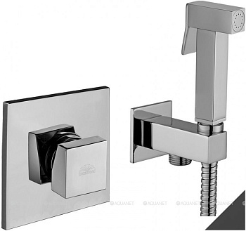 Смеситель с гигиеническим душем Paffoni KITDUP112NO (с внутренней частью)