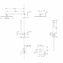 Душевая система ABBER Daheim AF8219NG скрытого монтажа без излива, никель