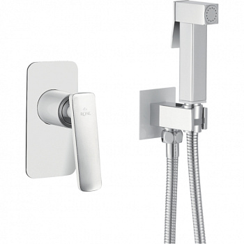 Гигиенический душ со смесителем Rose R1605F, белый/хром Гигиенический душ со смесителем Rose R1605F, белый/хром