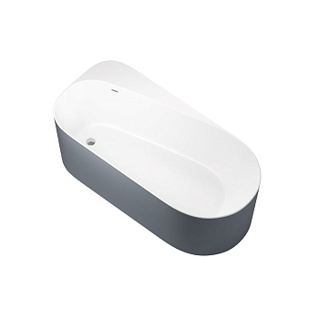 Акриловая ванна Allen Brau Priority 170x80 2.31001.21/BGM белая матовый/сине-серый, шт