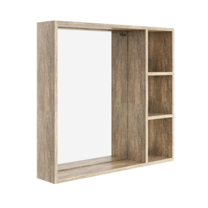 Шкаф-зеркало Onika Тимбер 80 дуб сонома, универсальный