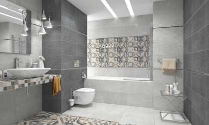 Napoli Керамогранит 3D Декор Антрацит K946919R 30х60