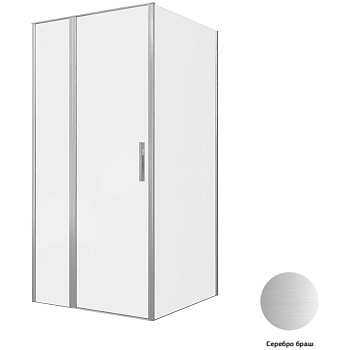 Душевой уголок Allen Brau Priority 100x100 3.31029.BA + 3.31047.BA серебро браш Душевой уголок Allen Brau Priority 100x100 3.31029.BA + 3.31047.BA серебро браш