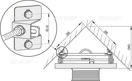 Адаптер для закрепления в угол