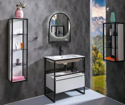 Ящик под консоль LOFT 80 белый, 1 полка 894-080-W Boheme