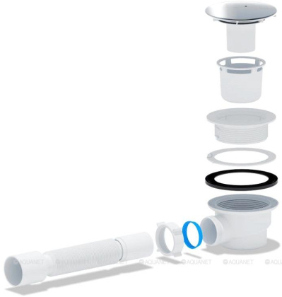 Сифон для душевых поддонов Ани Пласт, E325C 375 1 1/2х90