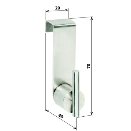 Одинарный крючок для одежды