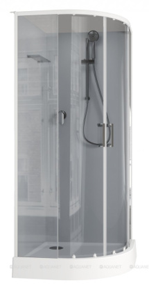 Душевая кабина Aquanet Passion EVO R white 90x90 набор 4