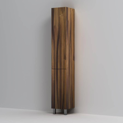 Шкаф-пенал, напольный, правый, 30 см, двери, push-to-open, орех M90CSR0306HF