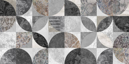 Плитка настенная 34085 Focus серый узор 25*50 (12шт/1,5м2), м2