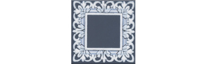 Декор HGD\A525\TOB001 Алмаш синий/голубой/белый (9,8см*9,8см*0,69мм) (30шт/0,289м2) глянец, шт