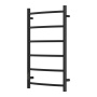 Полотенцесушитель электрический Point Афина PN04758B П6 500x800 диммер слева, черный