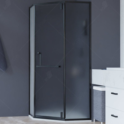 Душевой уголок RGW Hotel HO-084B 100х100 350608400-24 профиль Черный стекло матовое-сатинат Душевой уголок RGW Hotel HO-084B 100х100 350608400-24 профиль Черный стекло матовое-сатинат