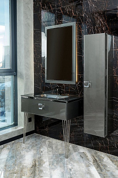 Консоль LUCIDO 80 см Глянцевый Графит 307005 770-080-GR Boheme Консоль LUCIDO 80 см Глянцевый Графит 307005 770-080-GR Boheme