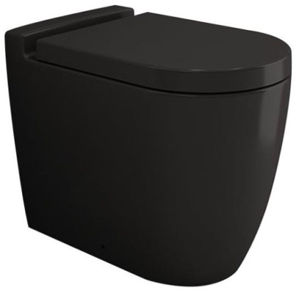 Чаша приставного унитаза Bocchi Venezia 1301-004-0129 черная матовая