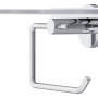 Держатель для туалетной бумаги X-Joy с полкой, 10,5х14х11,2 см, хром, A85A341500