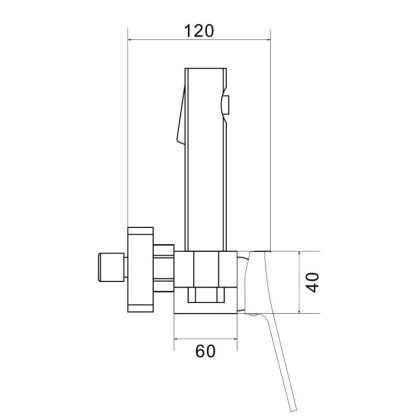 Смеситель с гигиеническим душем Shevanik S61 S6105-1