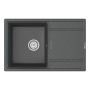 Мойка кухонная Point Лаура 78 PN3005GR, графит Мойка кухонная Point Лаура 78 PN3005GR, графит