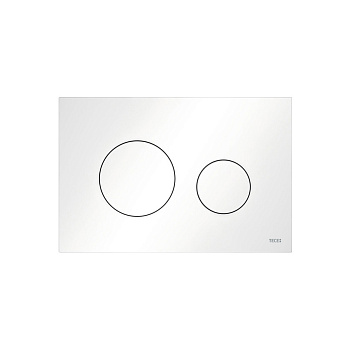 Пластиковая панель смыва унитаза TECEloop 2.0 для системы двойного смыва