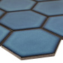 Керамическая мозаика, Hexagon big Deep Blue Glossy 95x110, Geometry Керамическая мозаика, Hexagon big Deep Blue Glossy 95x110, Geometry