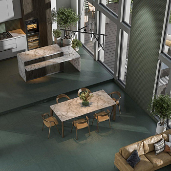 Подступенок Про Чементо зелёный матовый 60x10,7x0,9