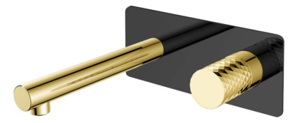 Смеситель STICK из стены BLACK DIAMOND GOLD Смеситель STICK из стены BLACK DIAMOND GOLD