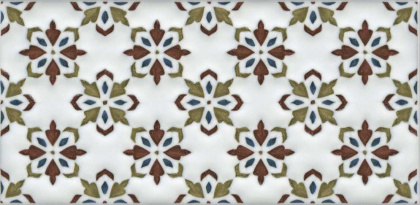 Декор STG\B619\16000 Клемансо орнамент 7,4*15 (1уп/40шт), шт