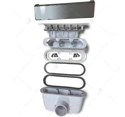 Сифон для душевого поддона RGW Q10-C 03241100-10 Хром Сифон для душевого поддона RGW Q10-C 03241100-10 Хром