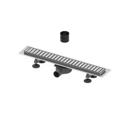 Комплект TECElinus для монтажа дренажного канала с декоративной решеткой "straight", 70 см