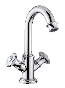 APHRODITE-LS2-01-Sw Смеситель для раковины с донным клапаном Исполнение: Хром, Ручки: Swarovski  APHRODITE-LS2-01-Sw Смеситель для раковины с донным клапаном Исполнение: Хром, Ручки: Swarovski