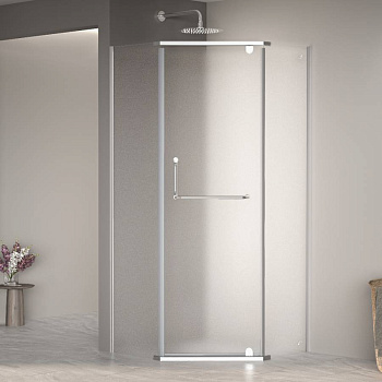 Душевой уголок 120*120*195 RGW PA-081 Трапеция/Хром/Матовое/6 мм (Easy)