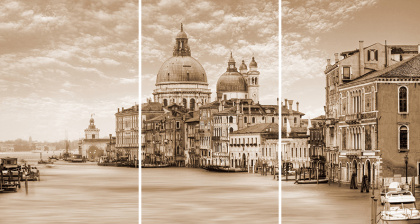 Venice Панно стекло из 3-х плиток 75х40 Venice Панно стекло из 3-х плиток 75х40