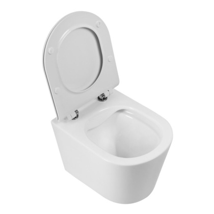 FLAY-R Чаша унитаза подвесного безободкового, P-trap BB053CHR