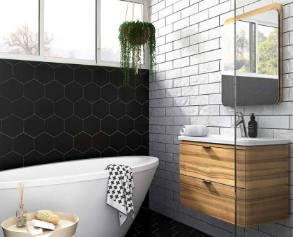 Шкаф Nest с раковиной c 2мя ящиками, 60 см, с LED подсветкой, цвет натуральная древесина