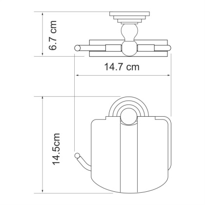 Ammer K-7025 Держатель туалетной бумаги Ammer K-7025 Держатель туалетной бумаги