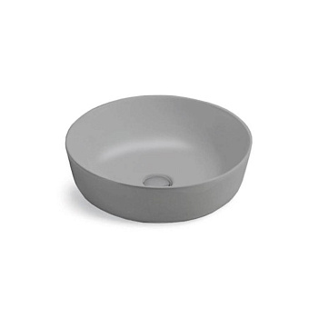 Раковина керамическая Vincea VBS-104MG, 415*415*130, накладная, цвет матовый серый Раковина керамическая Vincea VBS-104MG, 415*415*130, накладная, цвет матовый серый
