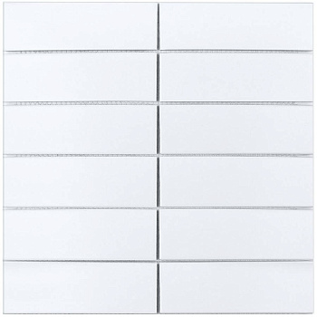 Керамическая мозаика, White Matt 47x147, Brick & Metro Керамическая мозаика, White Matt 47x147, Brick & Metro