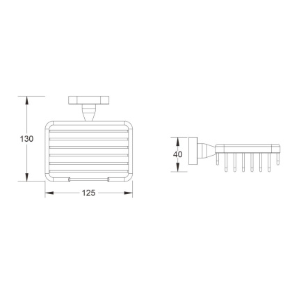 Мыльница навесная, SG5104T Shevanik, Оружейная сталь
