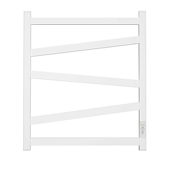 Полотенцесушитель электрический Point Феникс PN15856W П5 500x600, диммер справа, белый