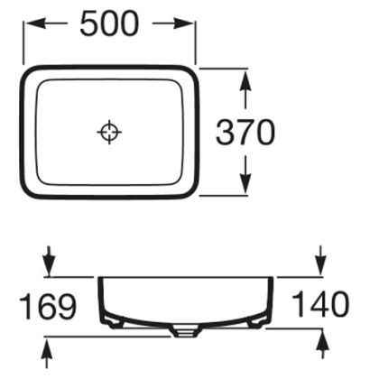 Раковина Roca Inspira 50 Раковина Roca Inspira 50