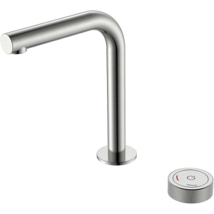 Смеситель автоматический для раковины на 2 отв. TECH Nikel Brush