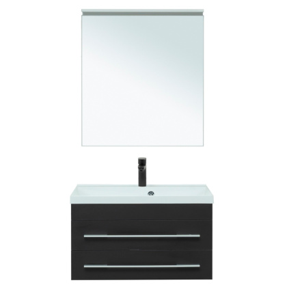 Мебель для ванной Aquanet Верона 75 New черный матовый Мебель для ванной Aquanet Верона 75 New черный матовый