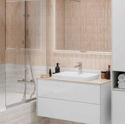 Монтальбано белый матовый 7,4x15x0,69