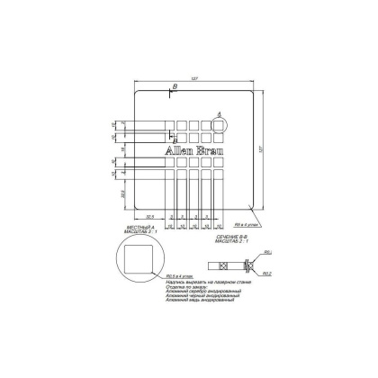 Накладка для сифона Allen Brau Priority 8.310N1-60 медь браш Накладка для сифона Allen Brau Priority 8.310N1-60 медь браш