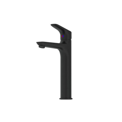 770250301 Jupiter, Смеситель для умывальника высокий, Черный