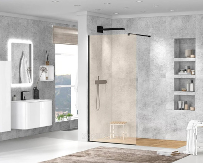 LIBERTA-120-BR Стекло для перегородки Liberta, бронза, 1200х1950 мм