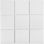 Керамическая мозаика White Matt 97х97, 10х10 см